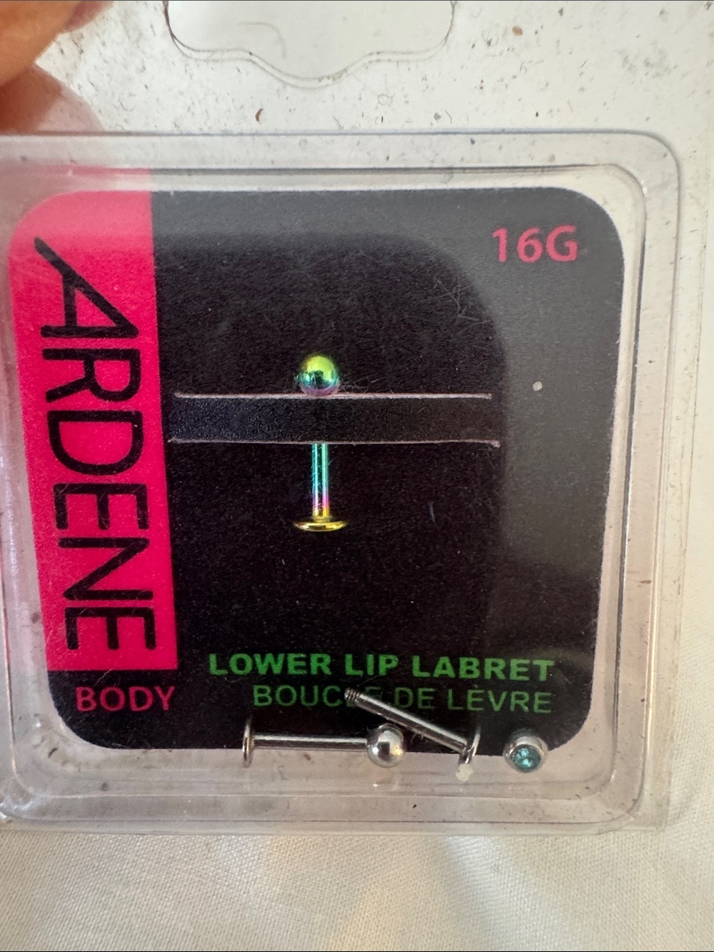 Lower Lip Labret Set of 3